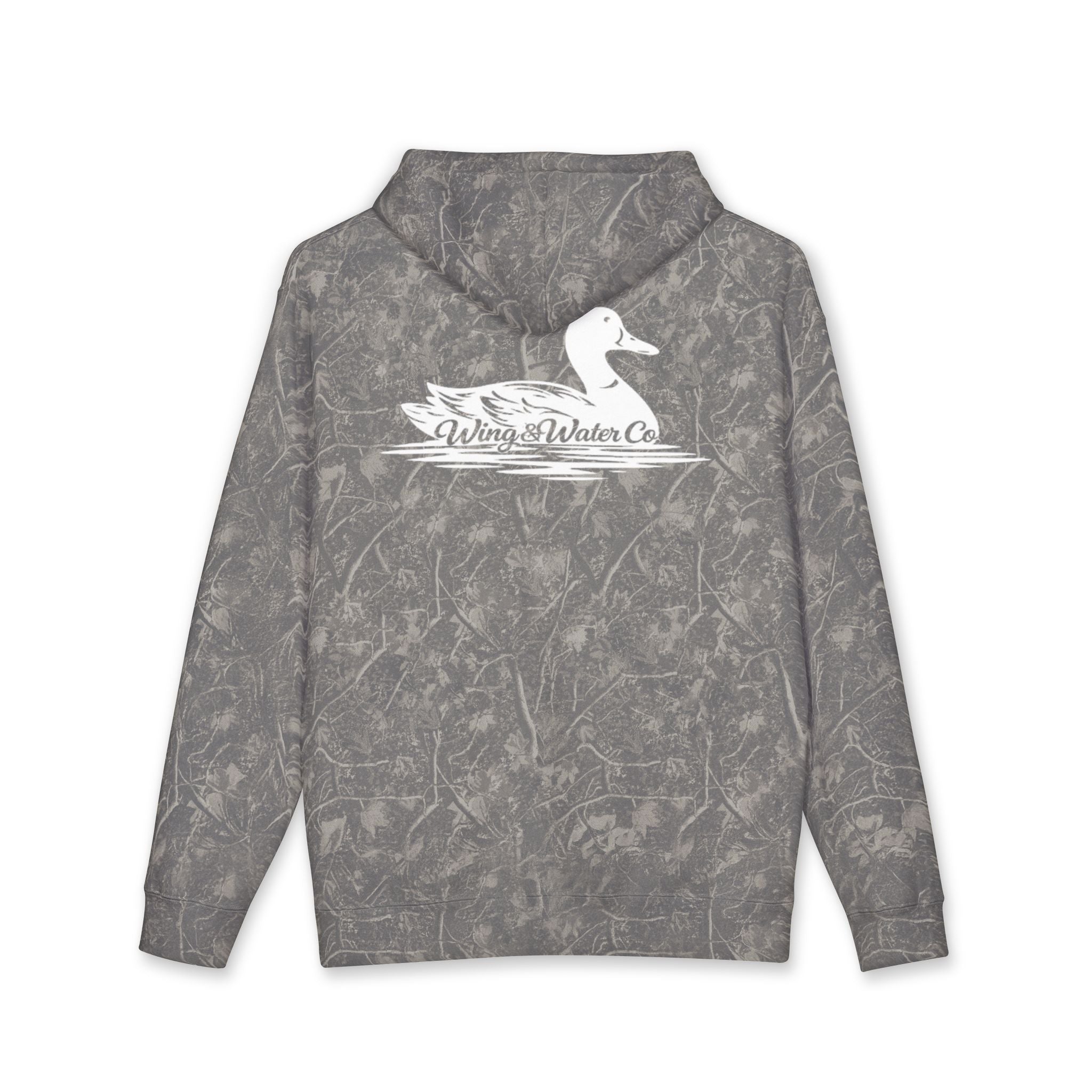 Camo Duck Logo Hoodie | Wing & Water Co.