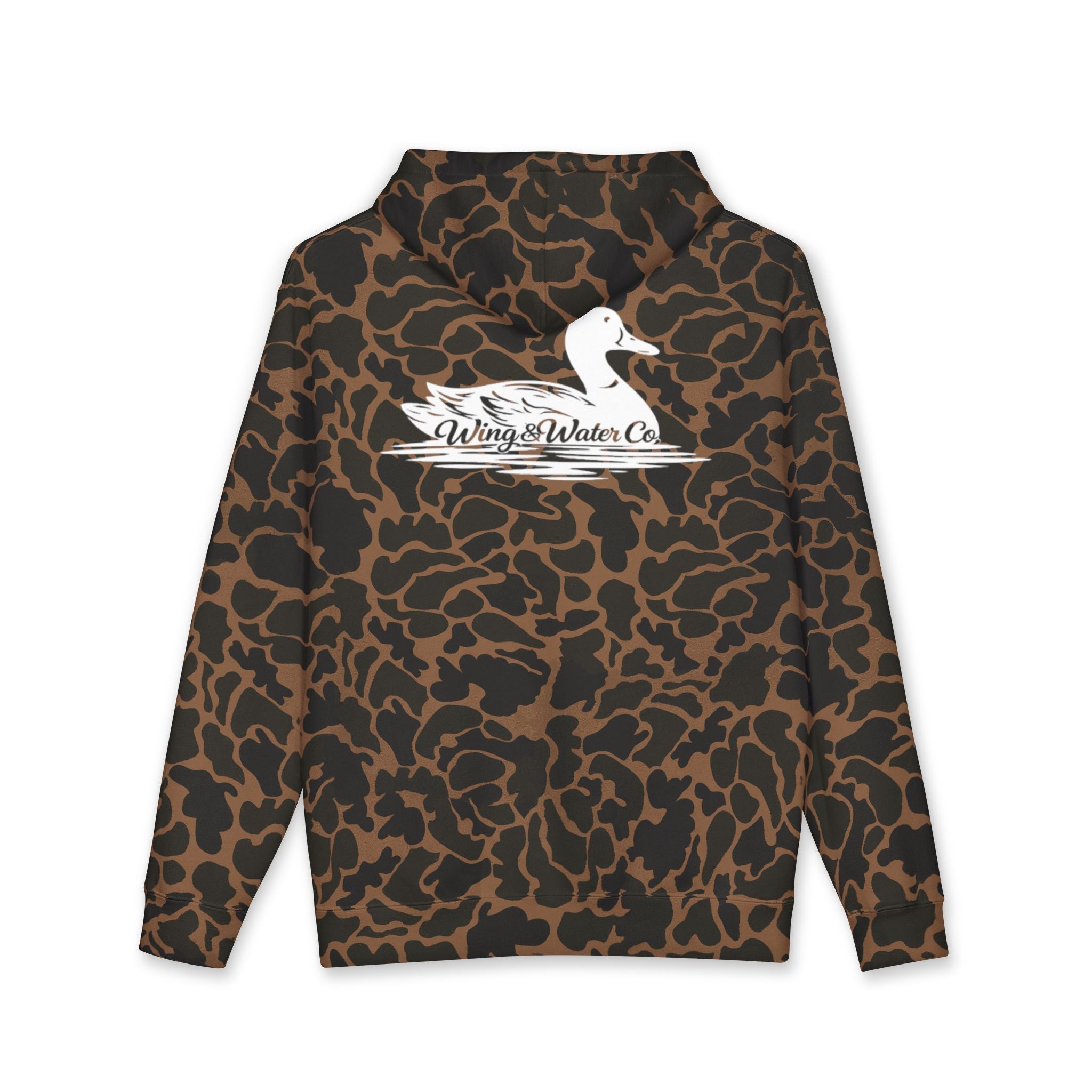 Camo Duck Logo Hoodie | Wing & Water Co.