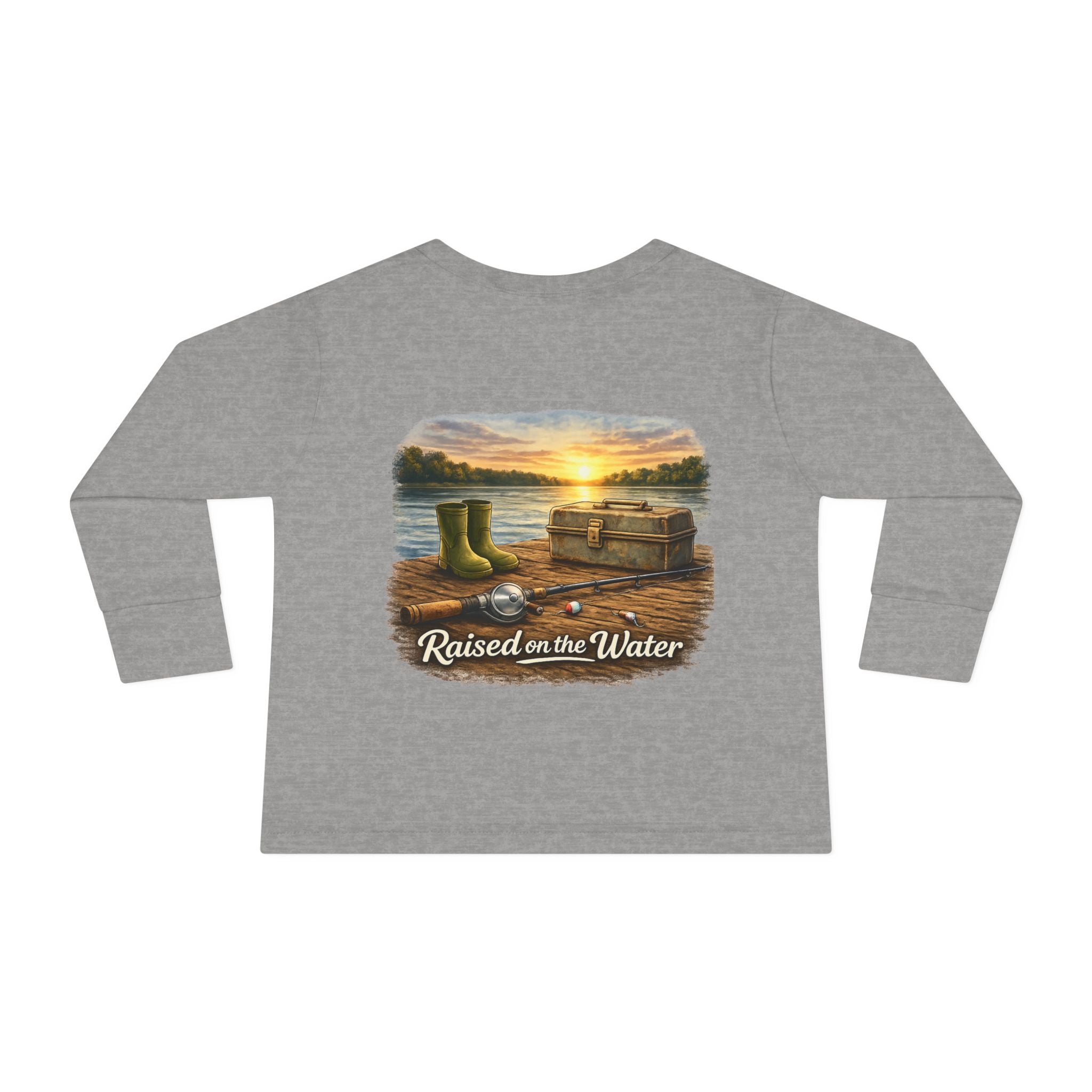 Raised On The Water Toddler LS Tee | Wing & Water Co.