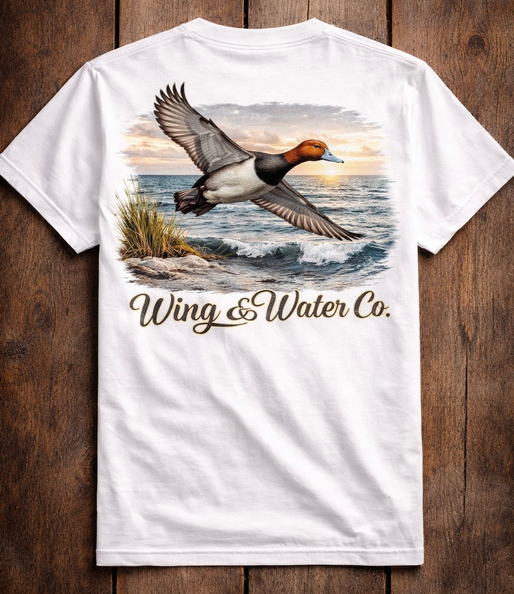 Redhead Flying Tee | Wing & Water Co.