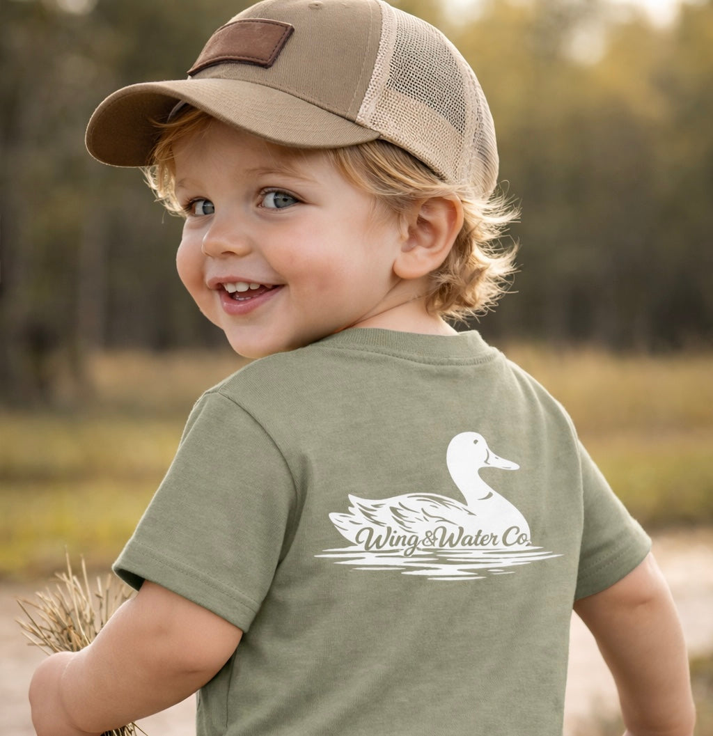Duck Logo Toddler Tee | Wing & Water Co.