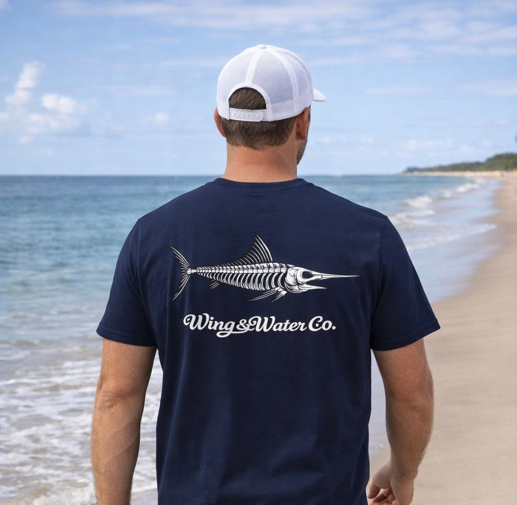 Marlin Pocket Tee | Wing & Water Co.