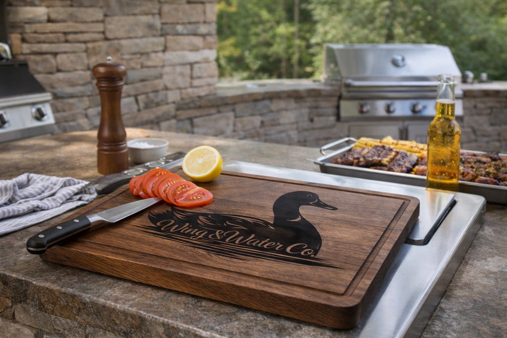 Wooden Cutting Board | Wing & Water Co.