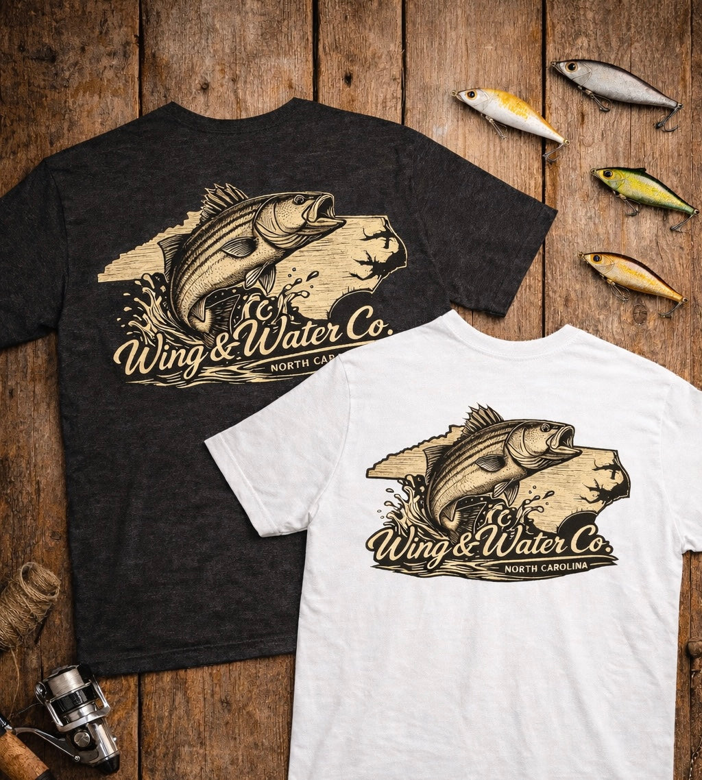 Striper Tee | Wing & Water Co.