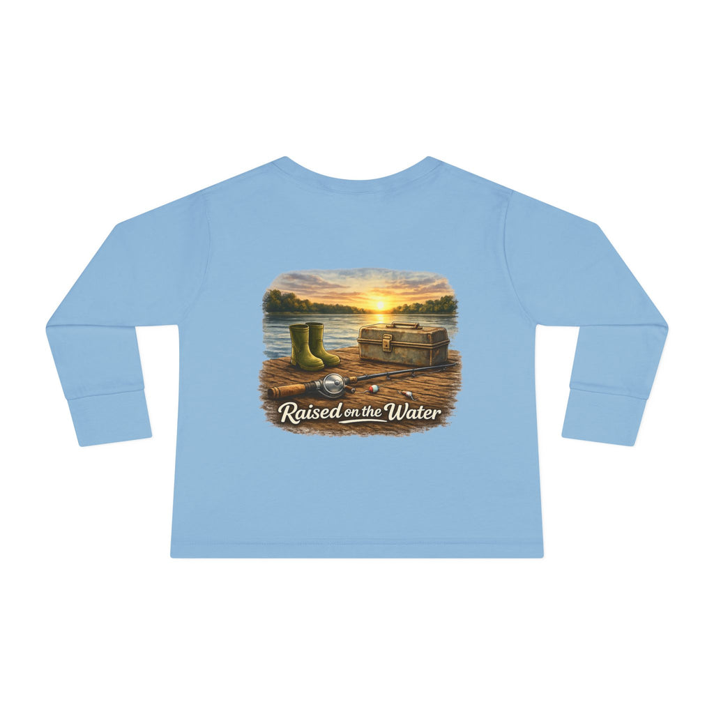Raised On The Water Toddler LS Tee | Wing & Water Co.