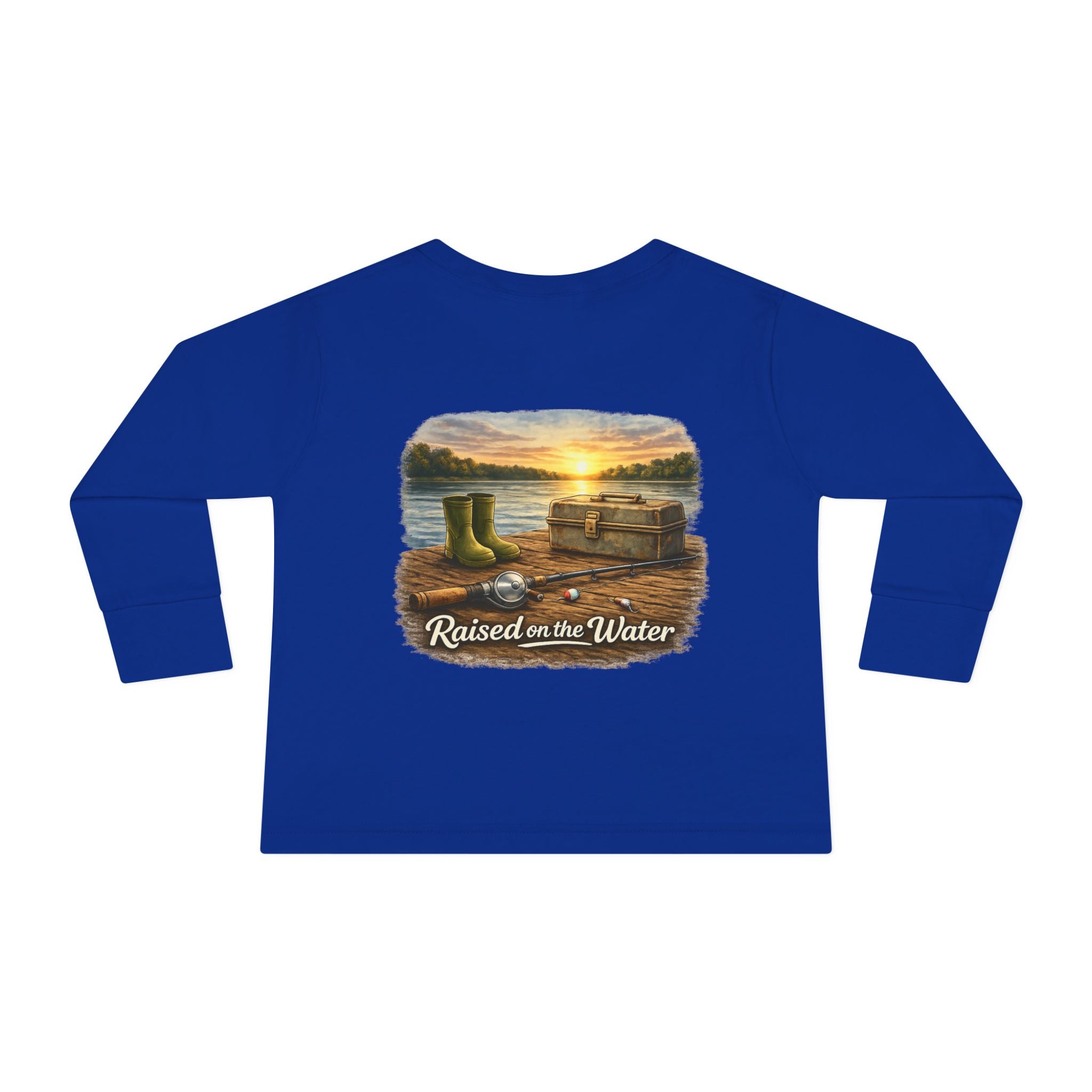 Raised On The Water Toddler LS Tee | Wing & Water Co.