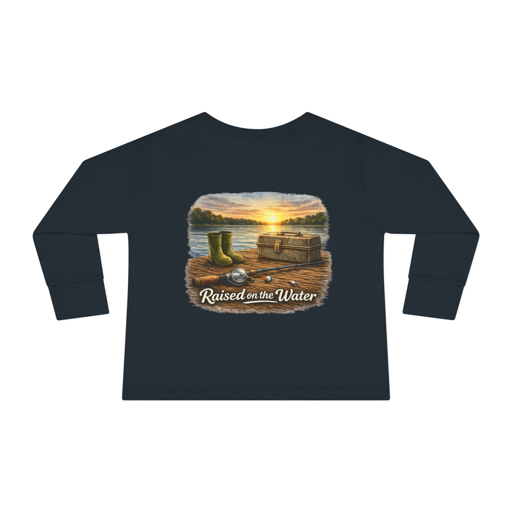 Raised On The Water Toddler LS Tee | Wing & Water Co.