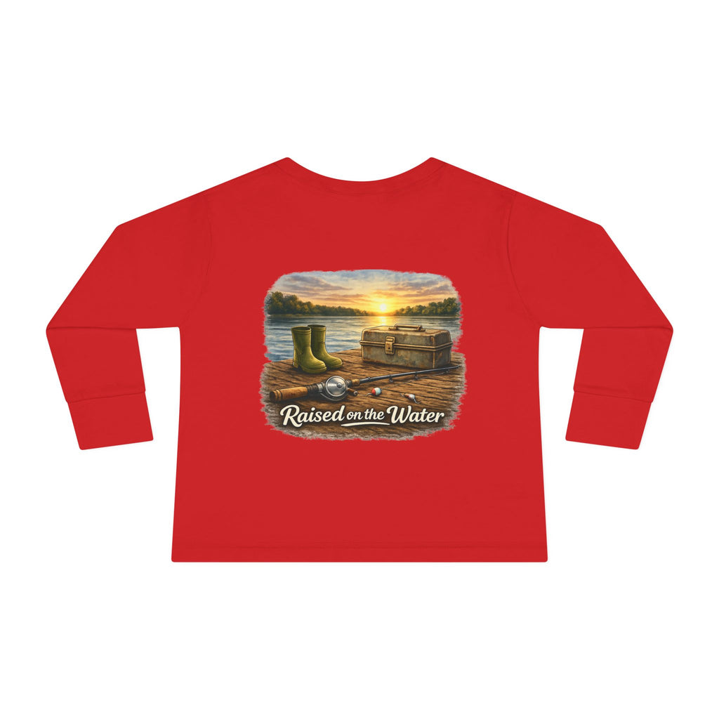 Raised On The Water Toddler LS Tee | Wing & Water Co.