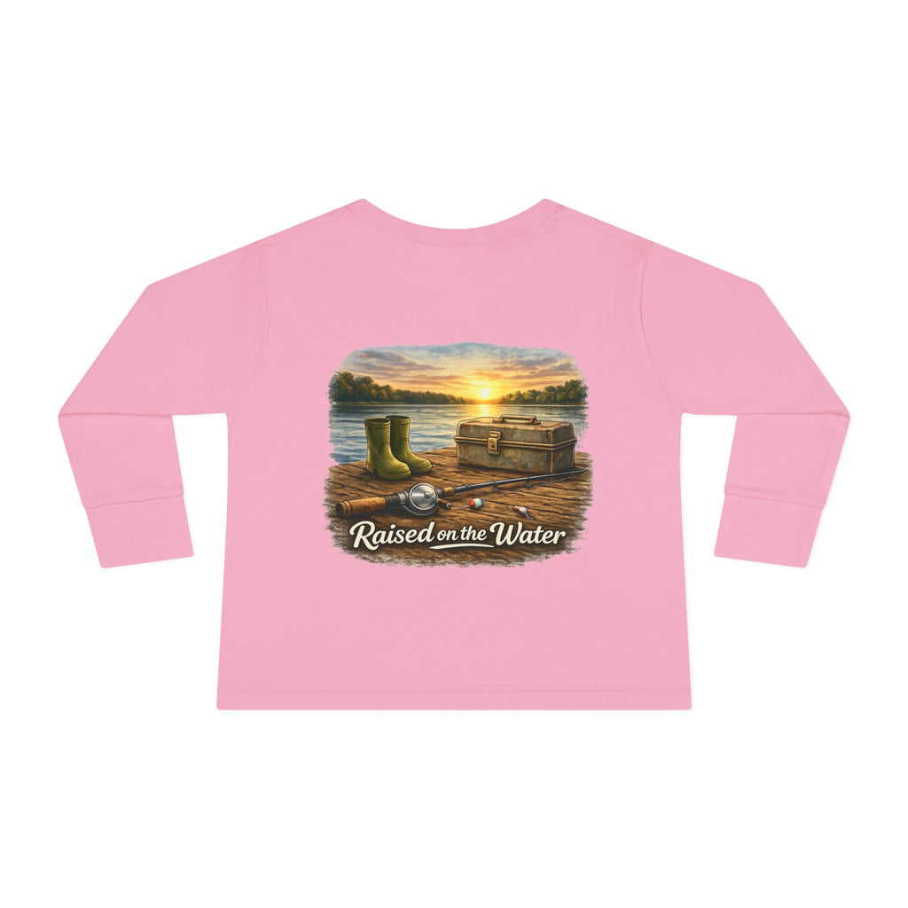 Raised On The Water Toddler LS Tee | Wing & Water Co.