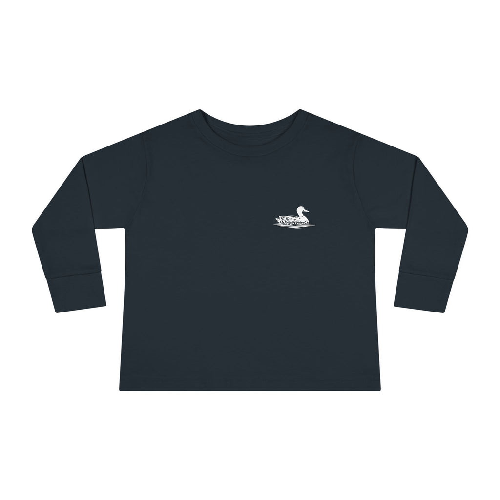 Raised On The Water Toddler LS Tee | Wing & Water Co.