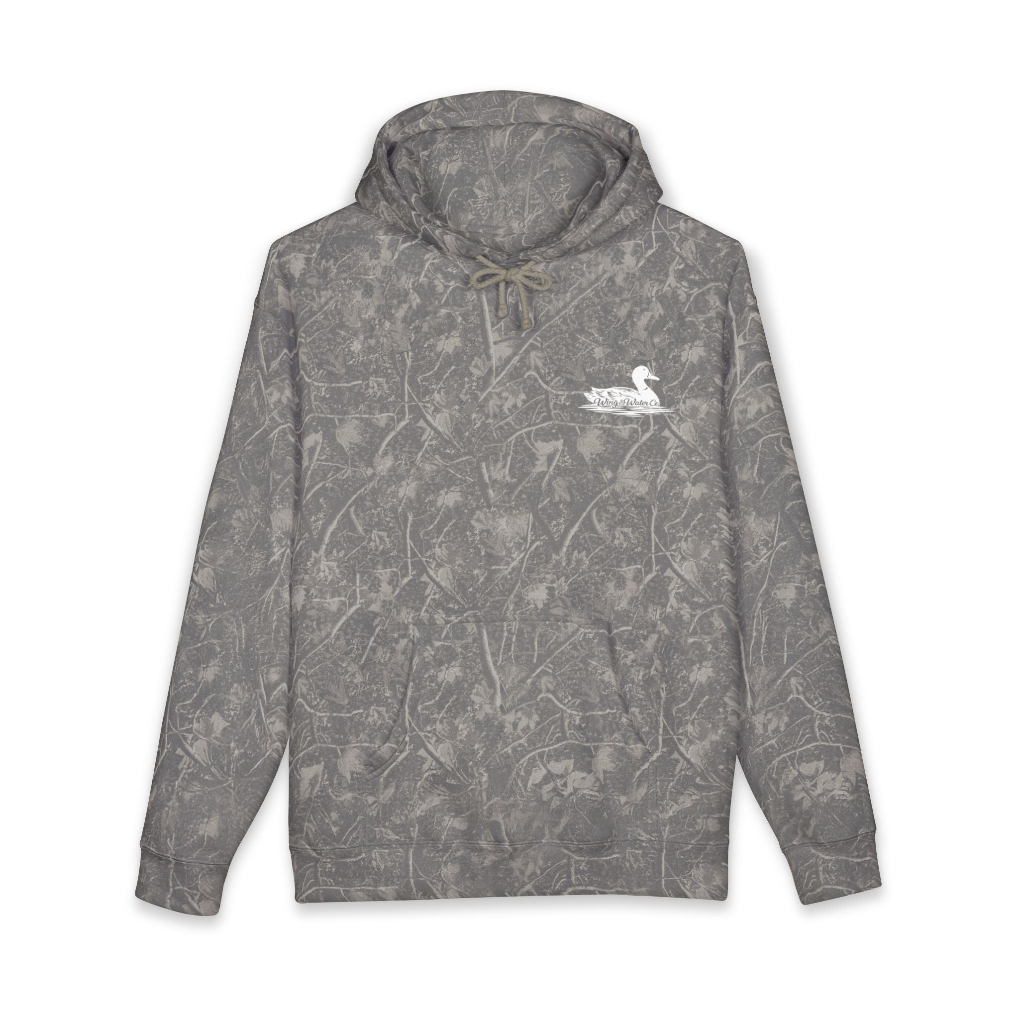 Camo Duck Logo Hoodie | Wing & Water Co.